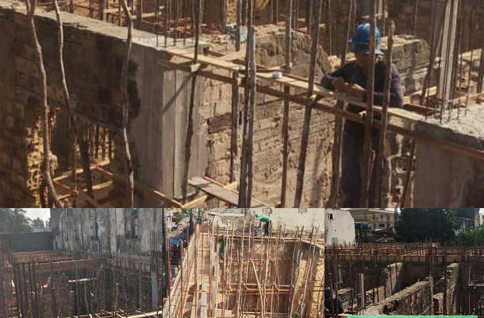 Reconstrução do Palacete Augusto Corrêa.