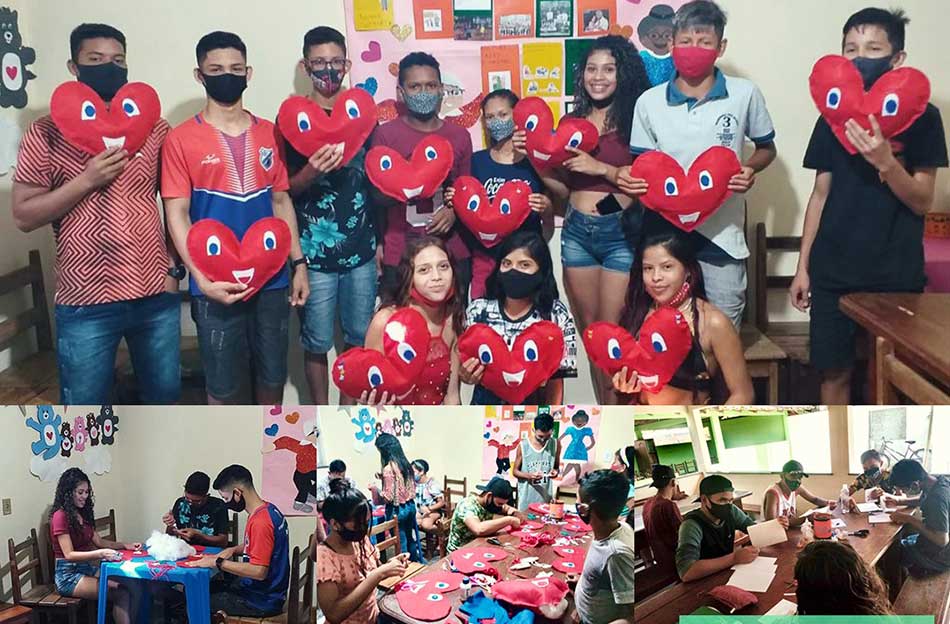 CRAS SAPUCAIA REALIZA OFICINA COM O GRUPO DE ADOLESCENTES.