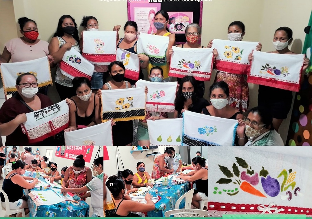 TERMÍNO DO CURSO DE PINTURA EM TECIDO COM O MOLDE VAZADO EM GUARDANAPO.
