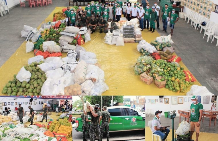 ENTREGA DE ALIMENTOS DOS AGRICULTORES FAMILIARES DO PAA.