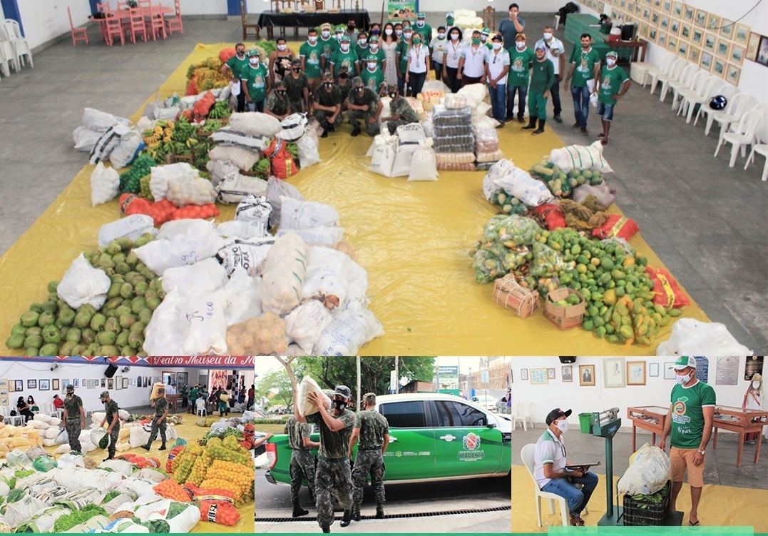 ENTREGA DE ALIMENTOS DOS AGRICULTORES FAMILIARES DO PAA.