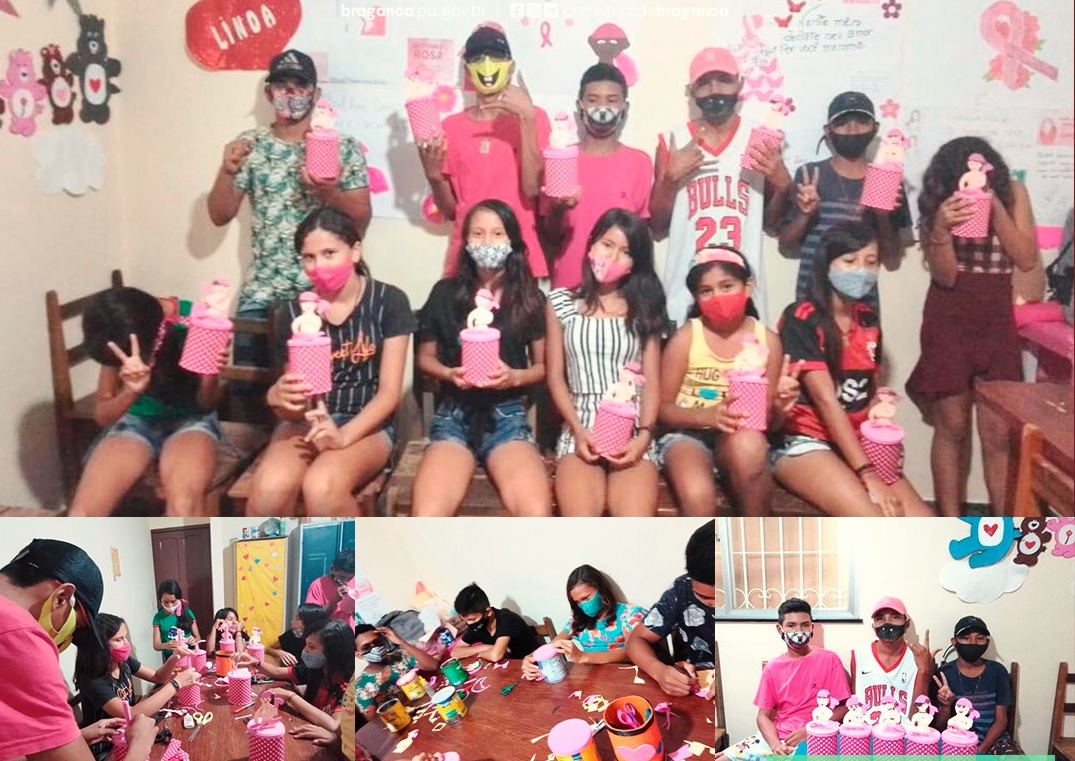 OFICINA COM O GRUPO DE ADOLESCENTE.