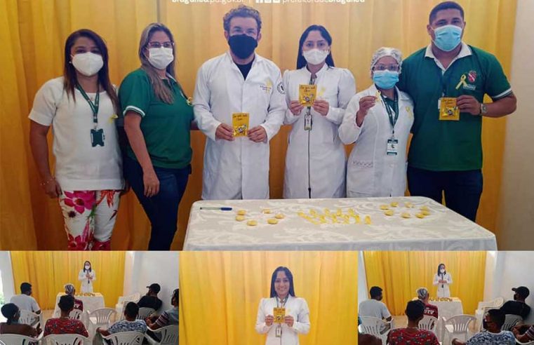 Ação de saúde de prevenção ao suicídio.