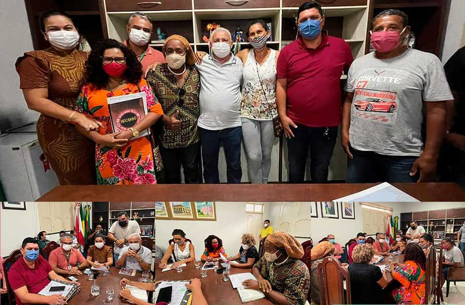 REÚNIÃO COM REPRESENTANTES DA ASSOCIAÇÃO REMANESCENTE QUILOMBO DO AMÉRICA.