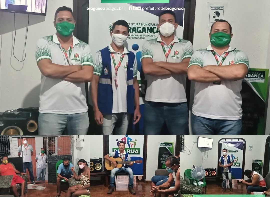 ATIVIDADE MOTIVACIONAL COM MORADORES EM SITUAÇÃO DE RUA.