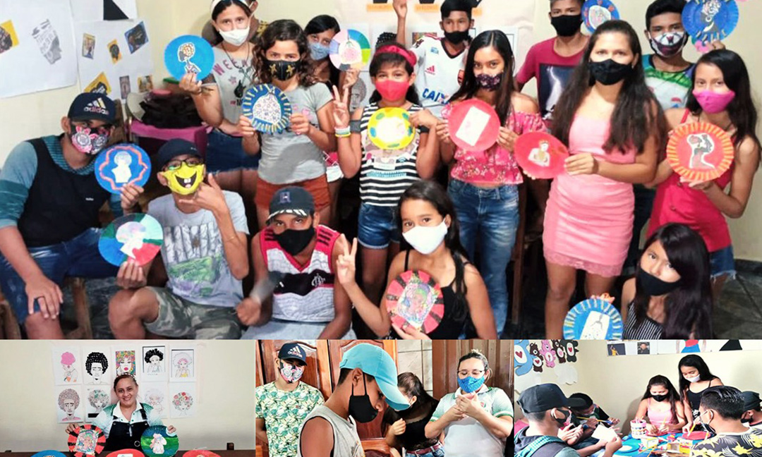 OFICINA DE PINTURA DE PRATOS E A CULINÁRIA AFRICANA.