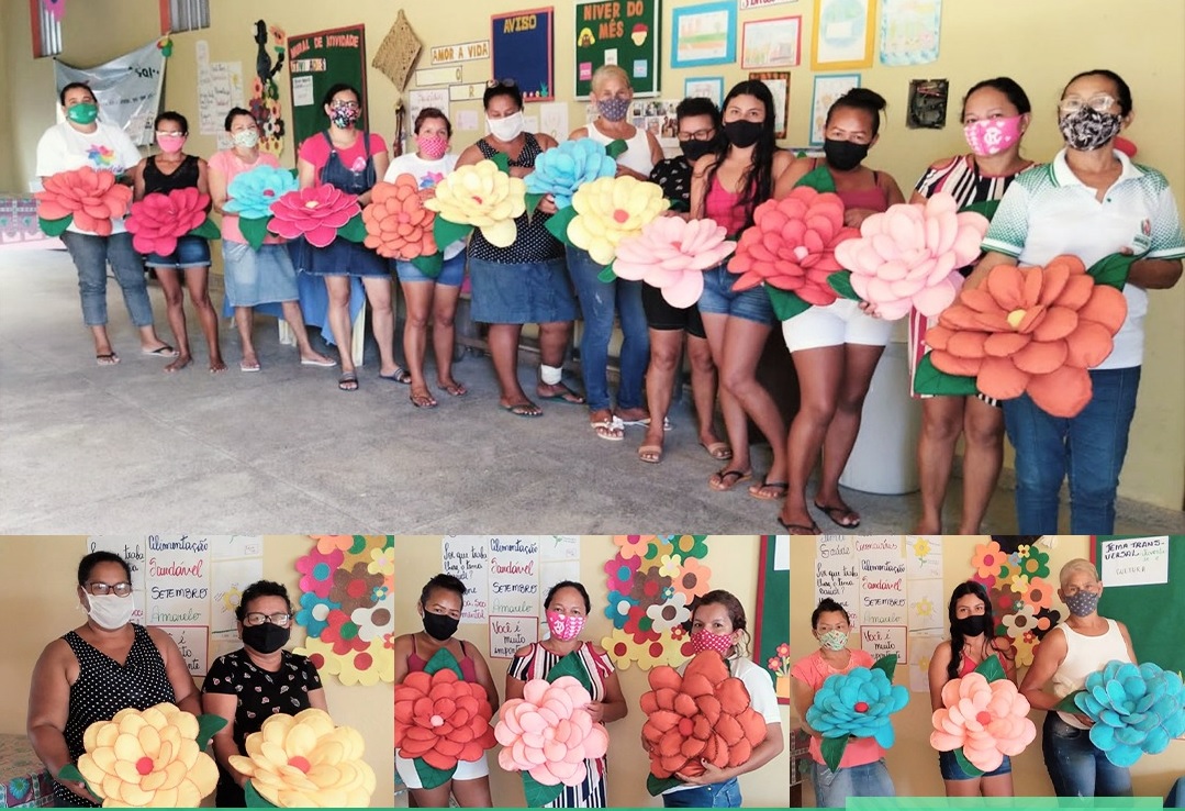 OFICINA DE FLORES DE FELTRO CUSTOMIZADO.