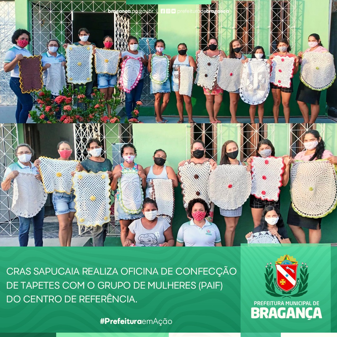 OFICINA DE CONFECÇÃO DE TAPETES.