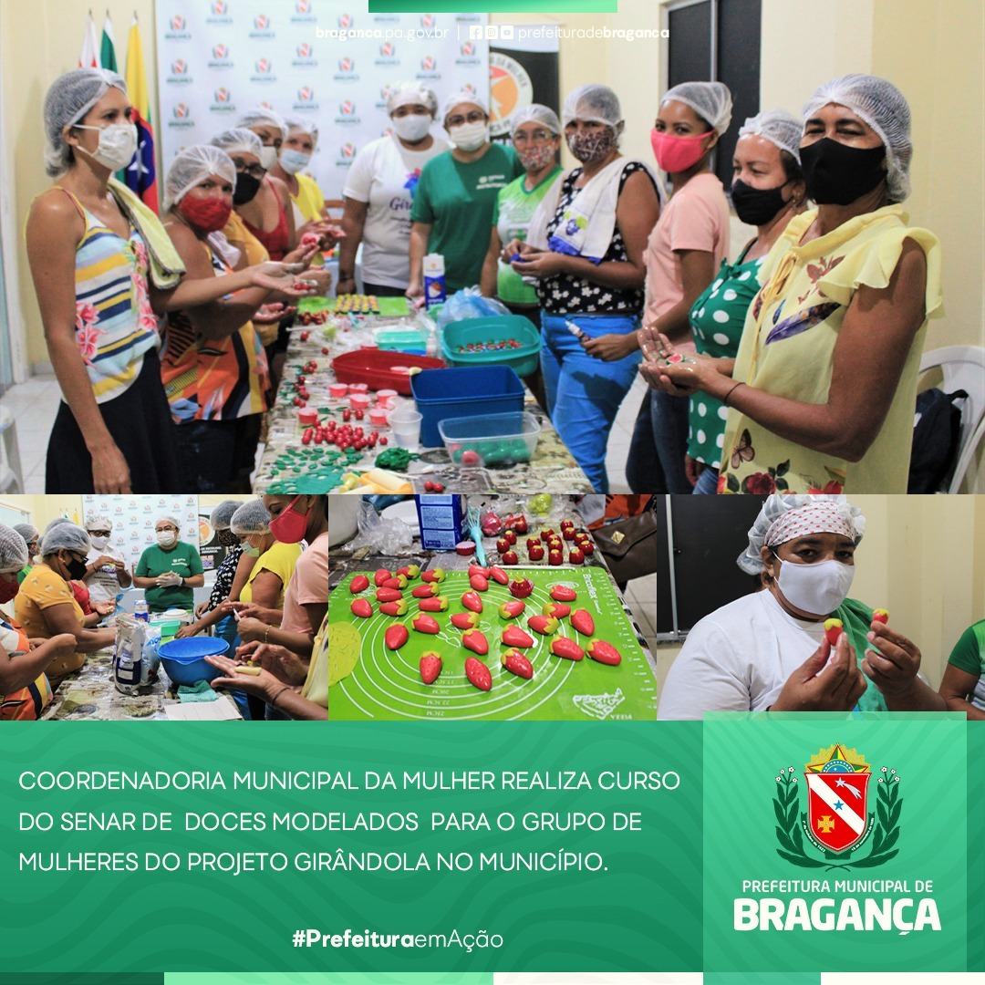 CURSO DO SENAR DE DOCES MODELADOS.