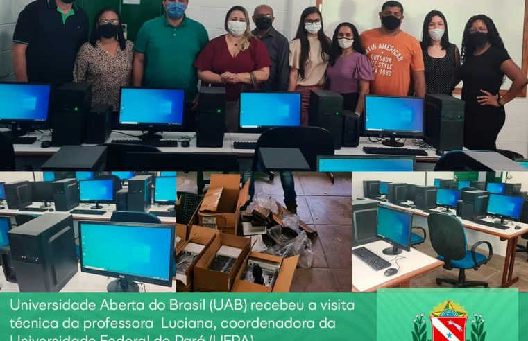 Universidade Aberta do Brasil (UAB) recebeu a visita técnica.