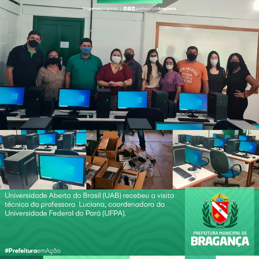 Universidade Aberta do Brasil (UAB) recebeu a visita técnica.