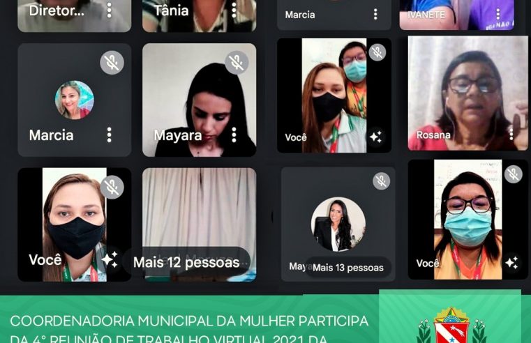 4° REUNIÃO DE TRABALHO VIRTUAL 2021
