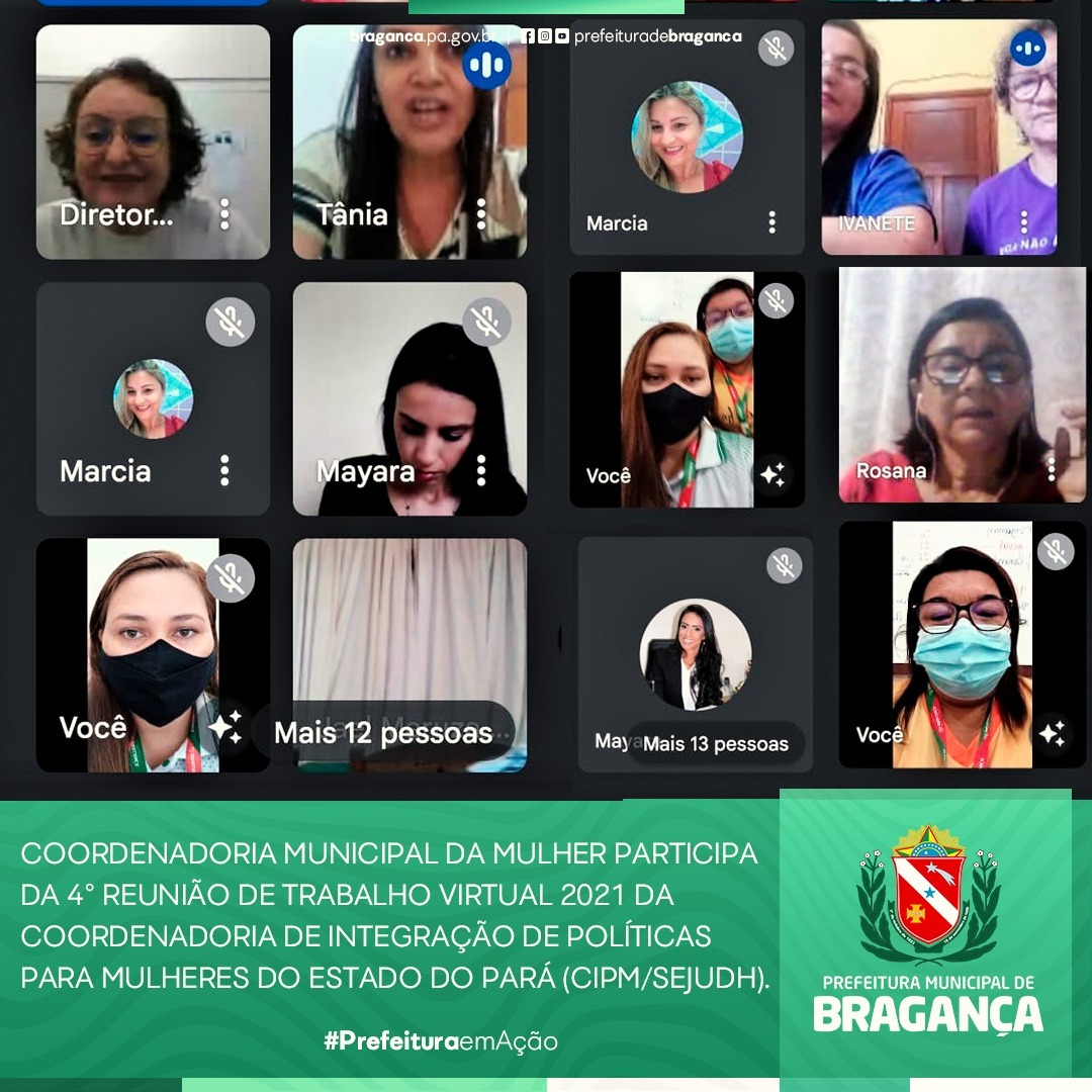 4° REUNIÃO DE TRABALHO VIRTUAL 2021