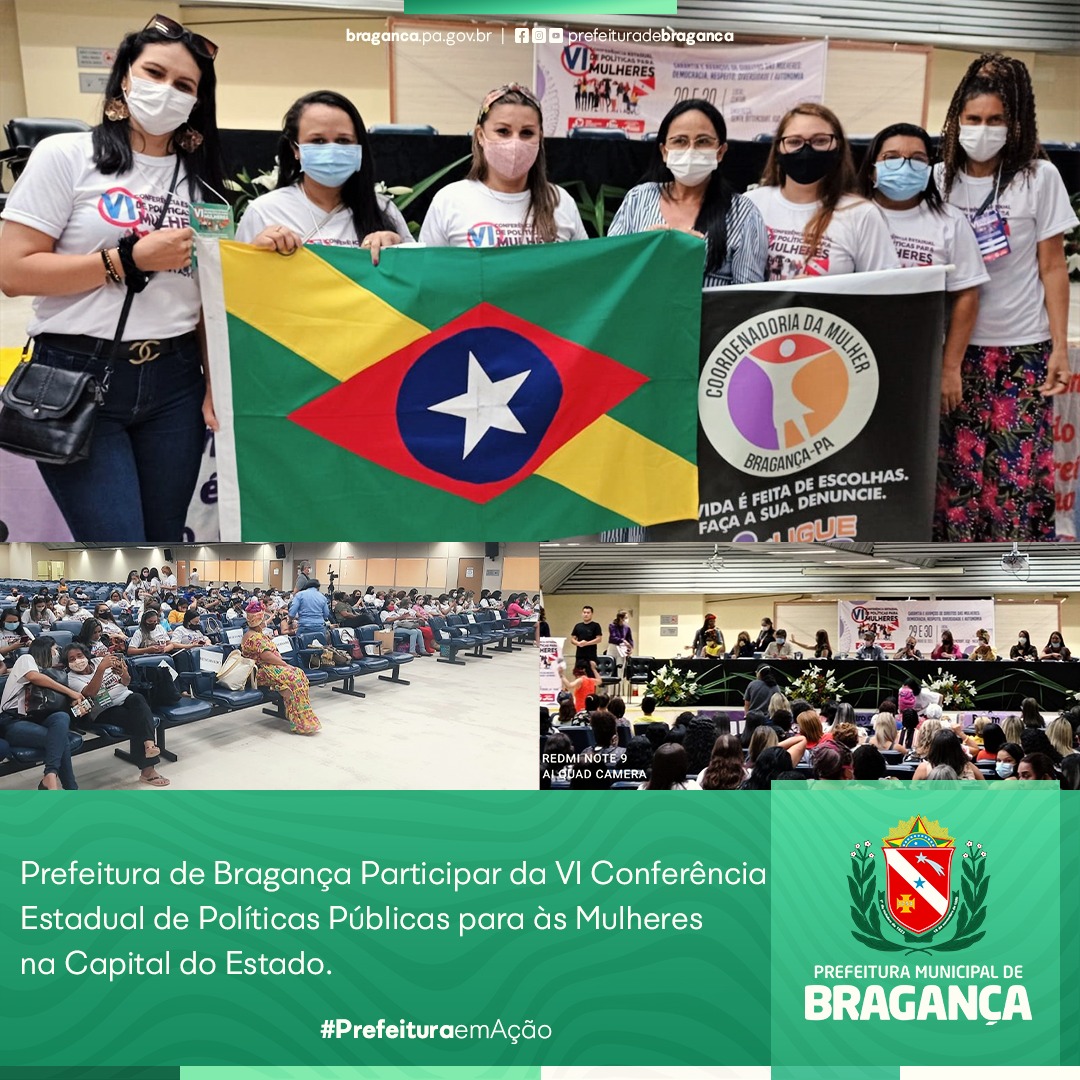 VI CONFERÊNCIA ESTADUAL DE POLÍTICAS PÚBLICAS PARA MULHERES.