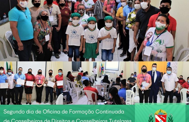 SEGUNDO DIA DE OFICINA DE FORMAÇÃO CONTINUADA.