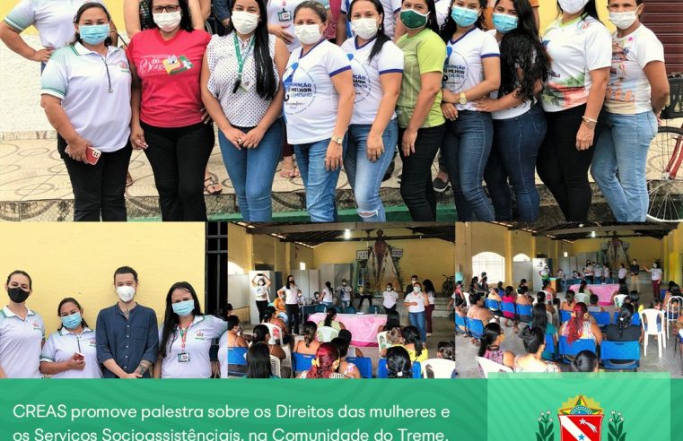 PALESTRA SOBRE OS DIREITOS DAS MULHERES E OS SERVIÇOS SOCIOASSISTÊNCIAIS.