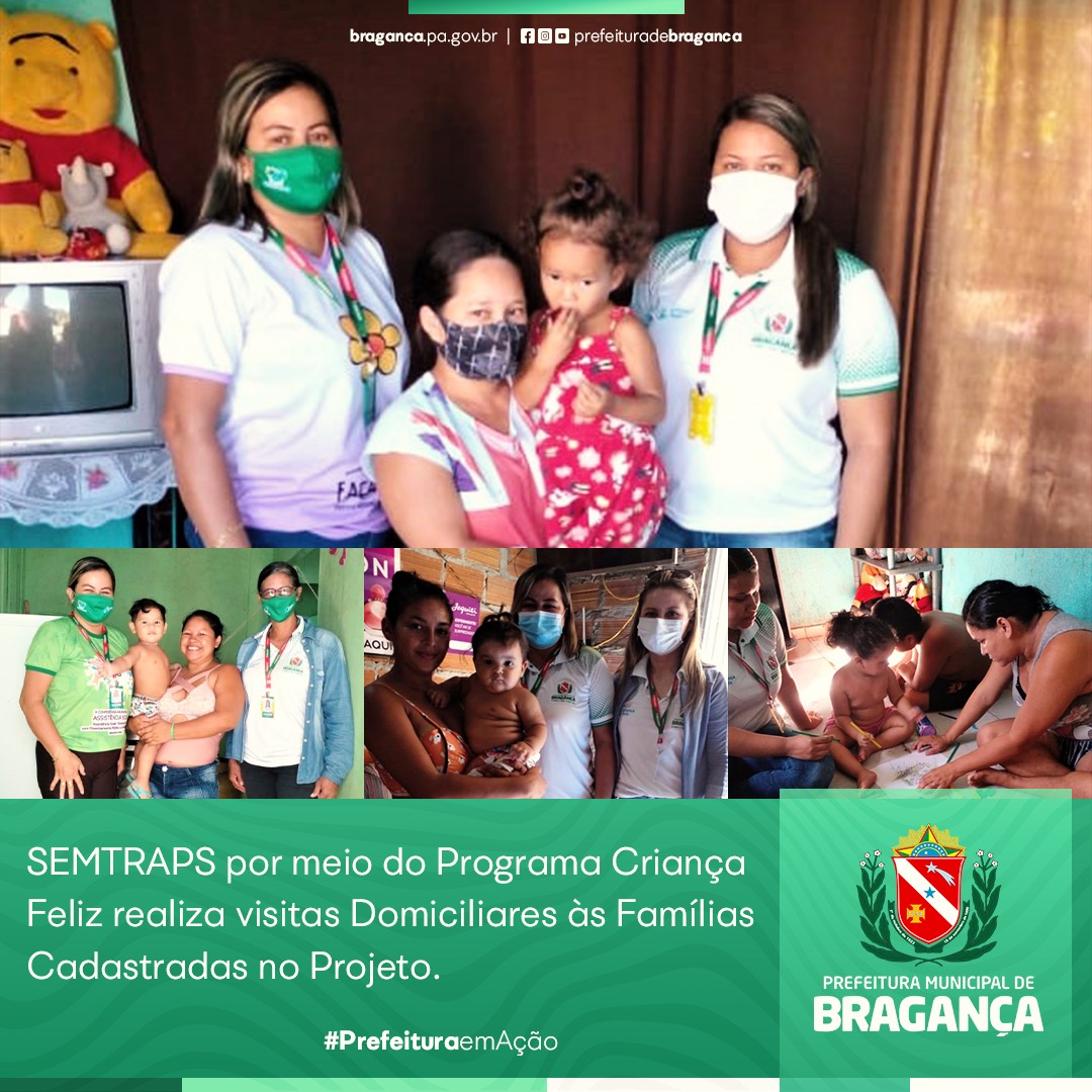 VISITAS DOMICILIARES ÀS FAMÍLIAS CADASTRADAS NO PROJETO.