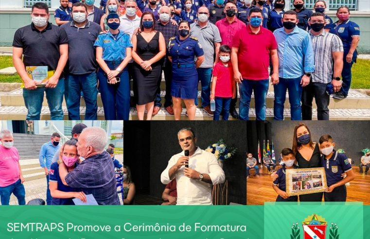 CERIMÔNIA DE FORMATURA DOS ALUNOS DO PROJETO SOCIOEDUCATIVO DA GUARDA JOVEM.
