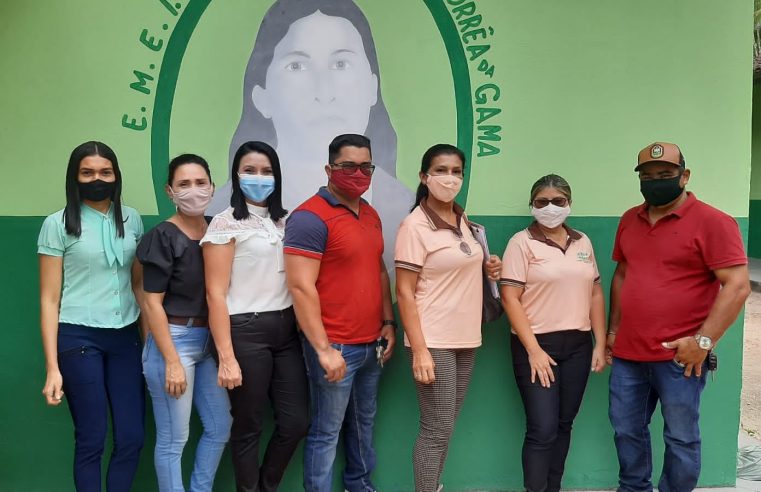 VISITA DE INSPEÇÃO NA ESCOLA TARCILA CORRÊA DA GAMA.