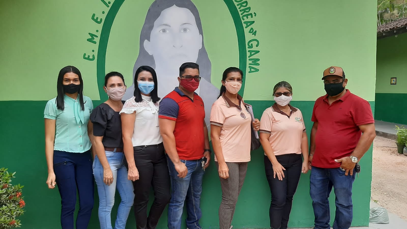 VISITA DE INSPEÇÃO NA ESCOLA TARCILA CORRÊA DA GAMA.