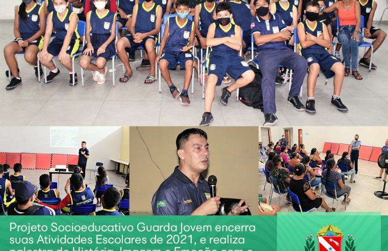 Projeto Socioeducativo Guarda Jovem encerra suas Atividades Escolares de 2021.