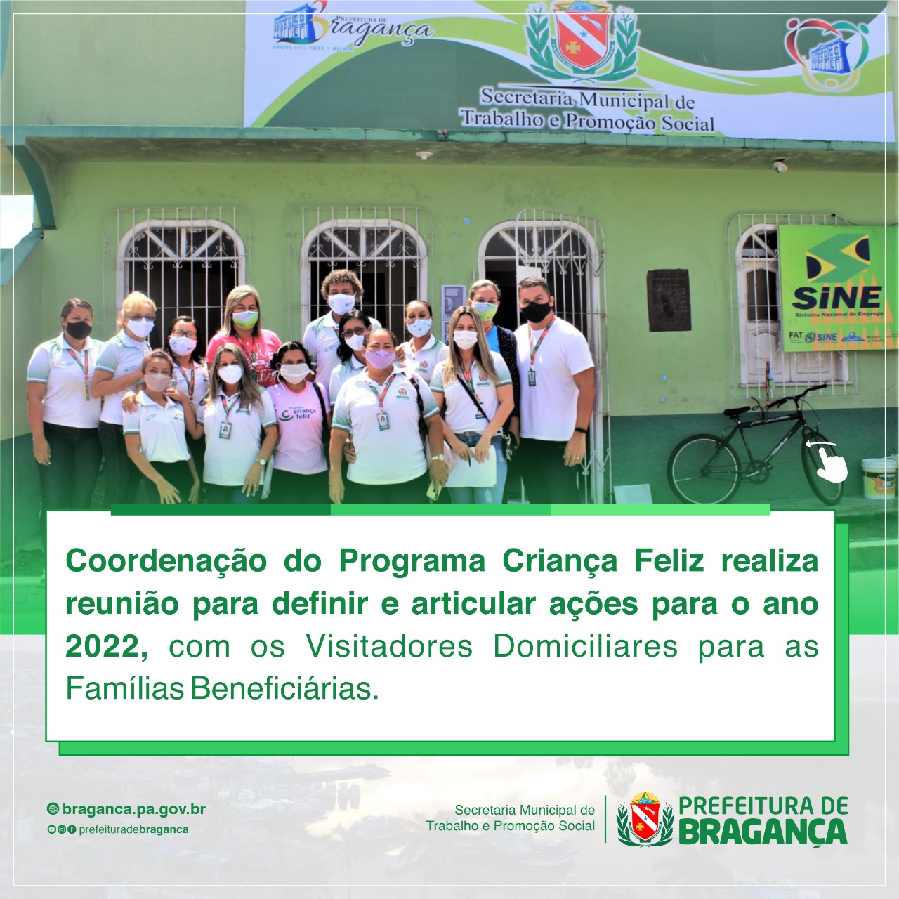 REUNIÃO DA COORDENAÇÃO DO PROGRAMA CRIANÇA FELIZ.