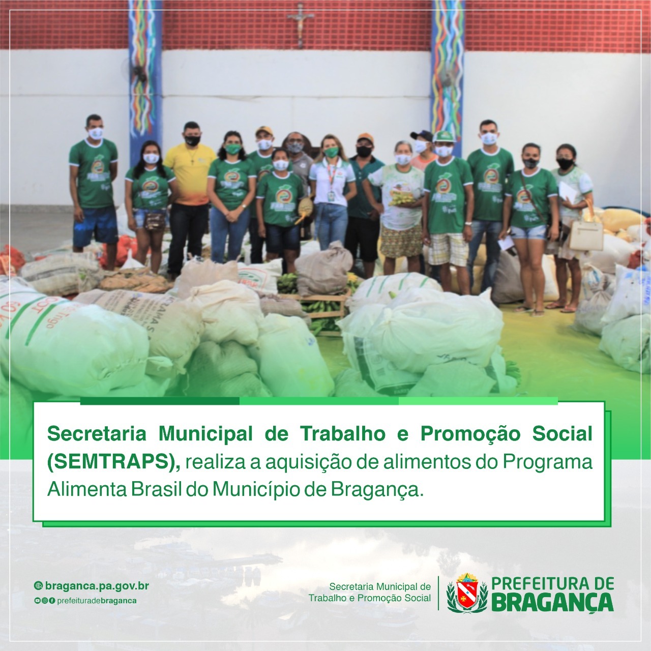 A AQUISIÇÃO DE ALIMENTOS DO PROGRAMA ALIMENTA BRASIL DO MUNICÍPIO DE BRAGANÇA.