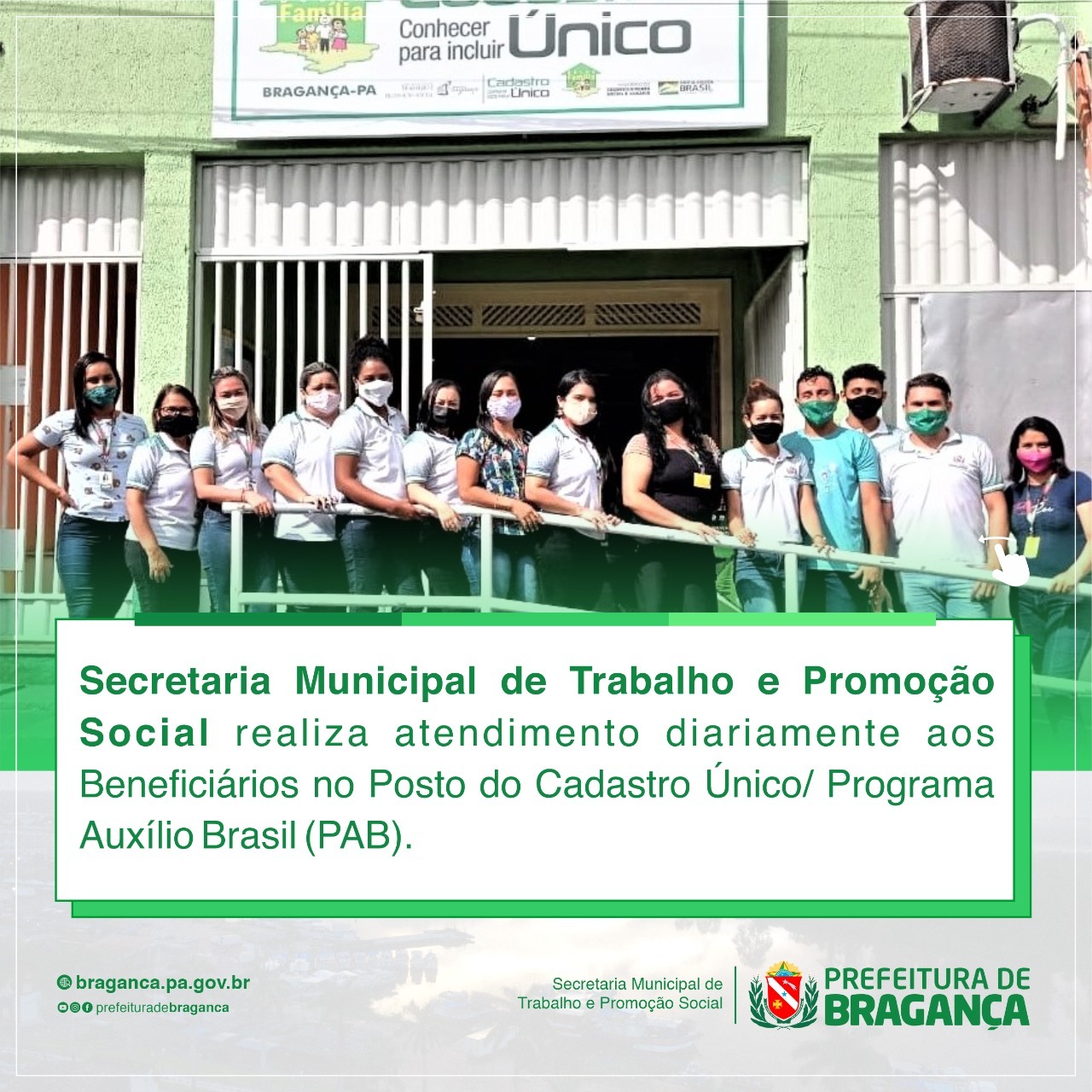 ATENDIMENTO AOS BENEFICIÁRIOS DO PROGRAMA AUXÍLIO BRASIL.