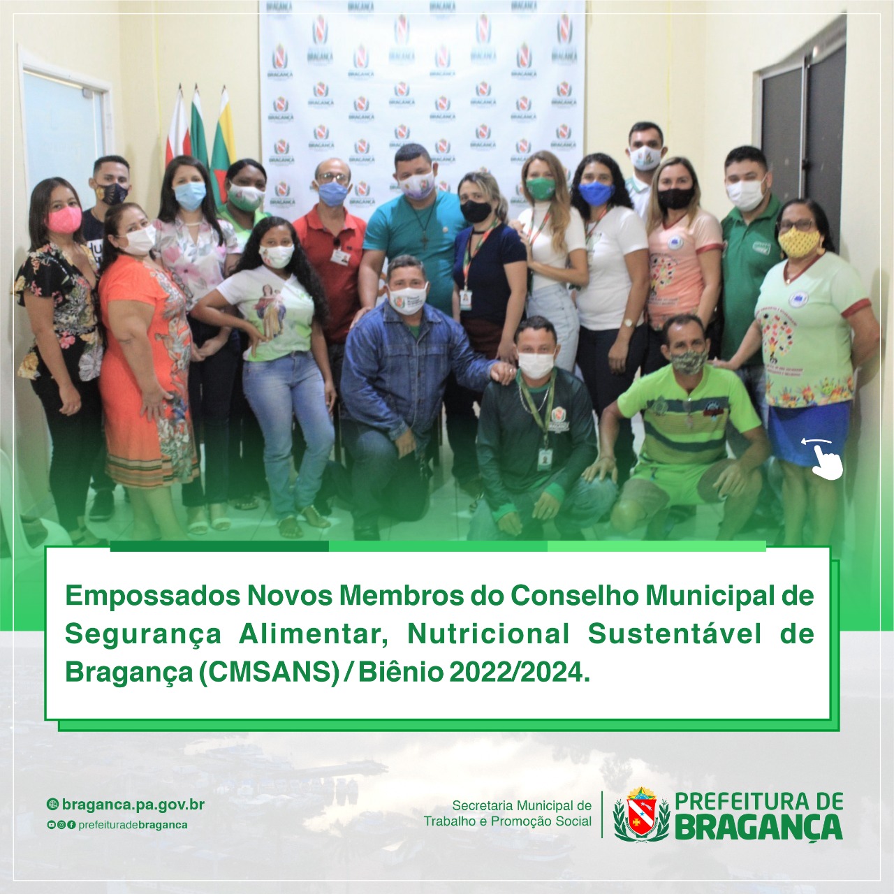 EMPOSSADOS NOVOS MEMBROS DO CMSANS DE BRAGANÇA.
