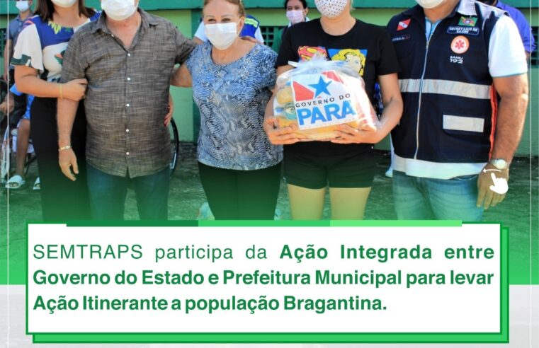 AÇÃO INTEGRADA ENTRE GOVERNO DO ESTADO E PREFEITURA MUNICIPAL.