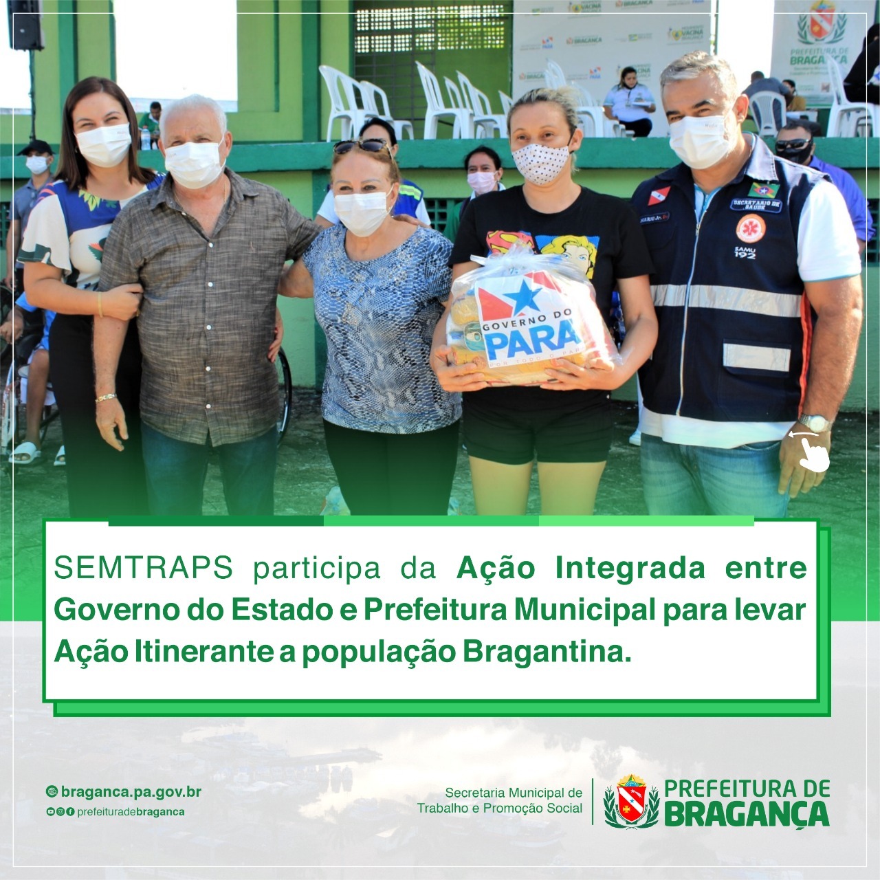 AÇÃO INTEGRADA ENTRE GOVERNO DO ESTADO E PREFEITURA MUNICIPAL.