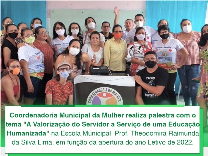 PALESTRA: VALORIZAÇÃO DO SERVIDOR A SERVIÇO DE UMA EDUCAÇÃO HUMANIZADA.