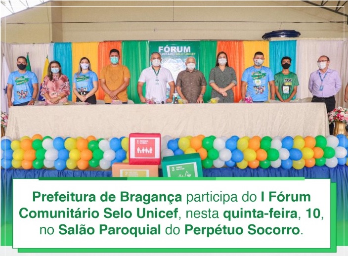 1° FÓRUM COMUNITÁRIO DO SELO UNICEF (2021/2024).