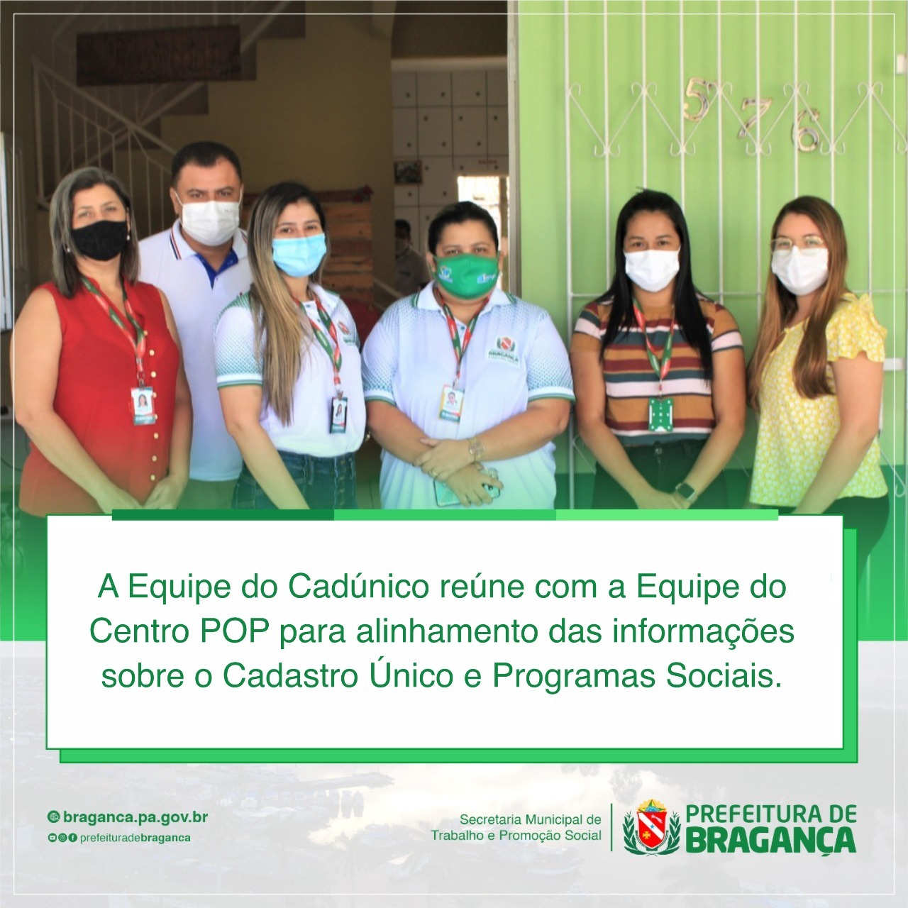 EQUIPE DO CADÚNICO REÚNE COM A EQUIPE DO CENTRO POP.