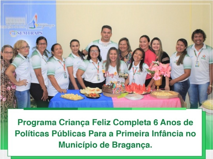 PROGRAMA CRIANÇA FELIZ COMPLETA 6 ANOS.