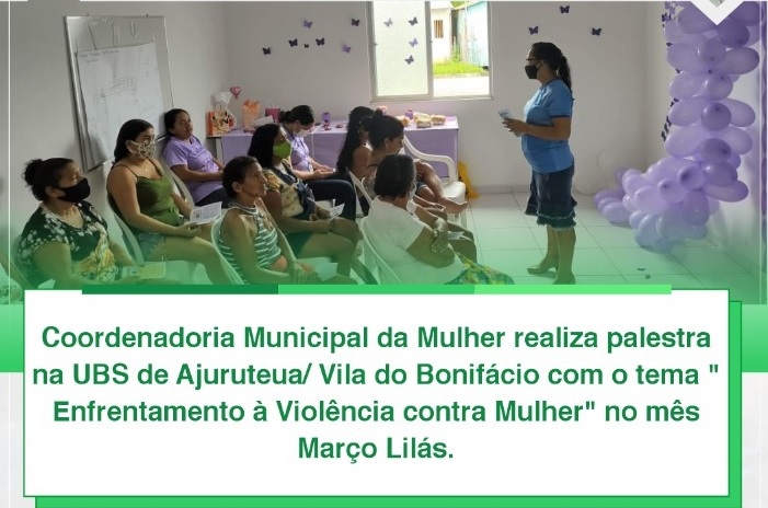 PALESTRA: ENFRENTAMENTO À VIOLÊNCIA CONTRA MULHER.