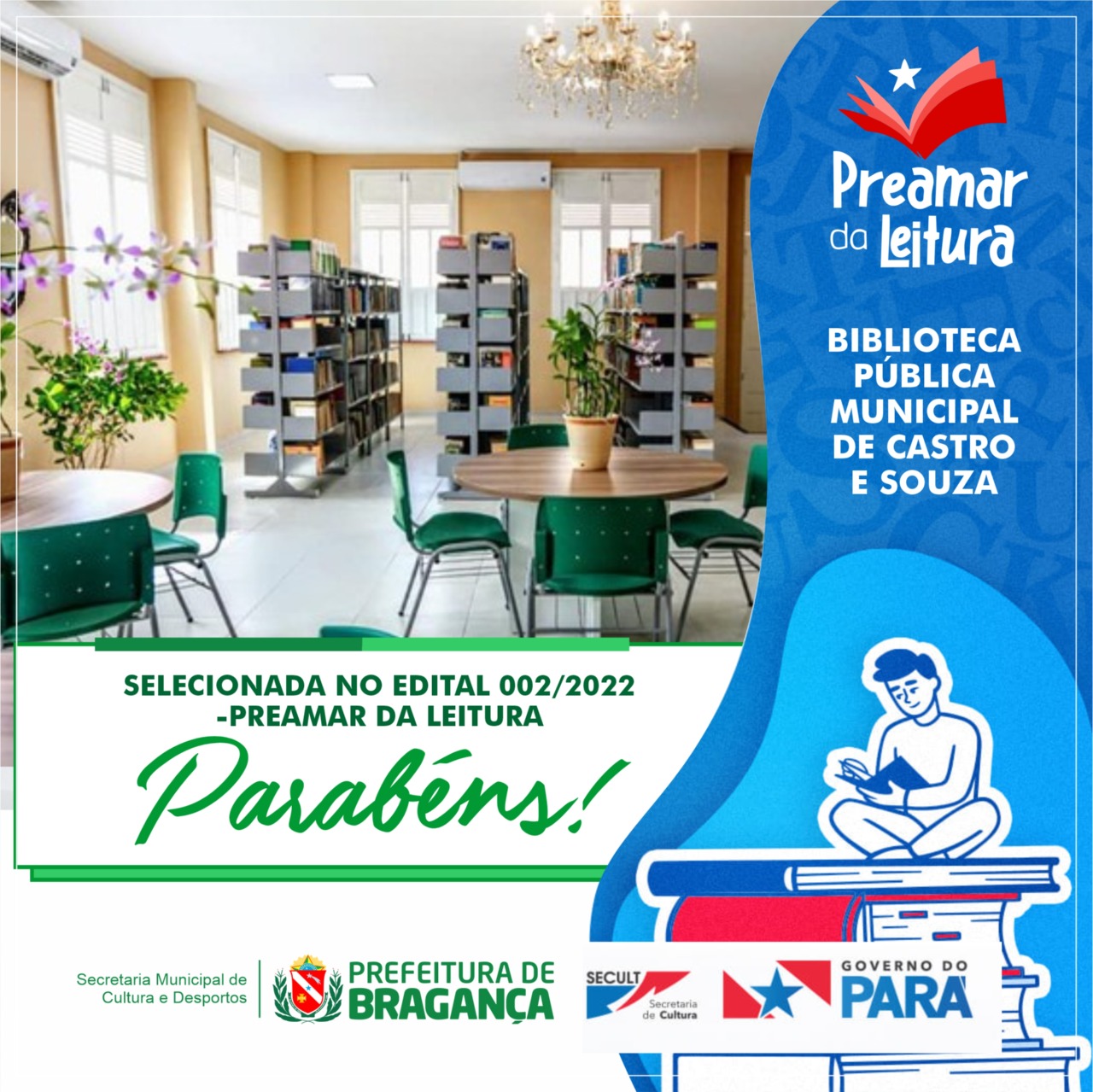 MAIS UMA CONQUISTA DA BIBLIOTECA PÚBLICA MUNICIPAL!