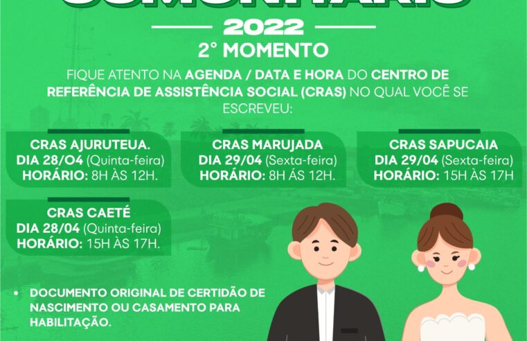 CASAMENTO COMUNITÁRIO 2022