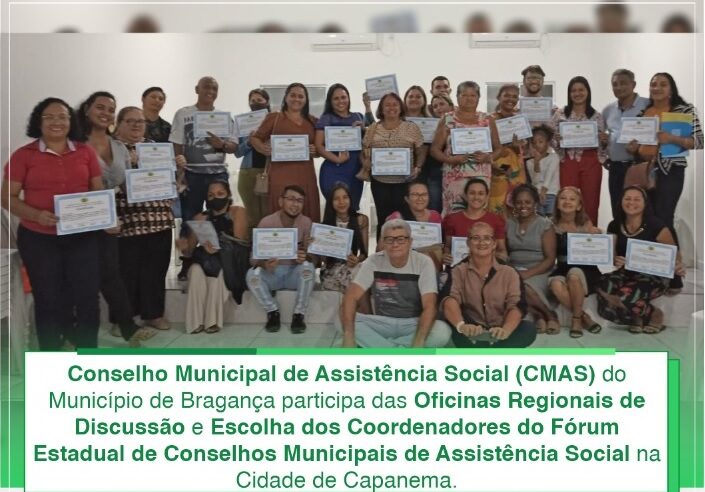OFICINAS REGIONAIS DE DISCUSSÃO E ESCOLHA DOS COORDENADORES DO FÓRUM ESTADUAL DE CONSELHOS MUNICIPAIS DE ASSISTÊNCIA SOCIAL.