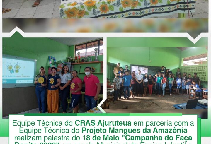 PALESTRA DO 18 DE MAIO NA ESCOLA BRASILIANO FELÍCIO DA SILVA.