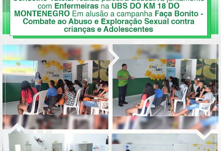 PALESTRA EDUCATIVA NA UBS DO KM 10 DO MONTENEGRO.