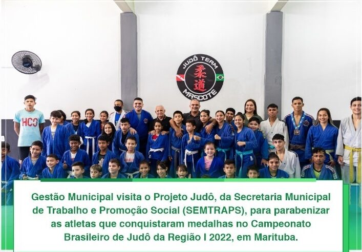 GESTÃO MUNICIPAL VISITA O PROJETO JUDÔ.