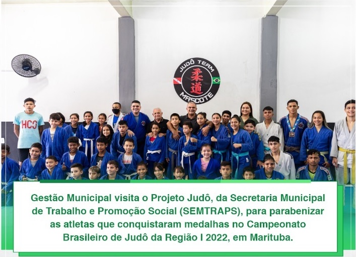 GESTÃO MUNICIPAL VISITA O PROJETO JUDÔ.