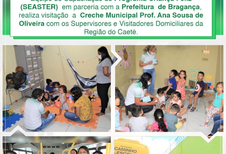 VISITAÇÃO A CRECHE MUNICIPAL PROF. ANA SOUSA DE OLIVEIRA.