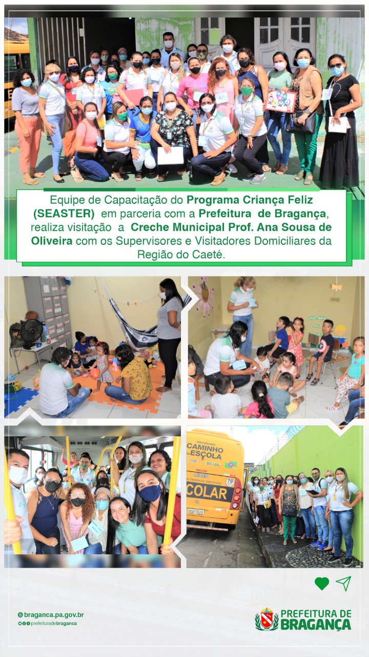 VISITAÇÃO A CRECHE MUNICIPAL PROF. ANA SOUSA DE OLIVEIRA.