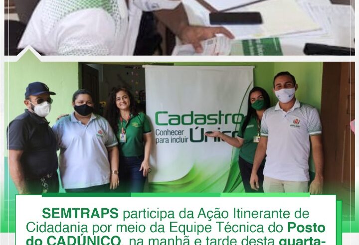 AÇÃO ITINERANTE DE CIDADANIA.