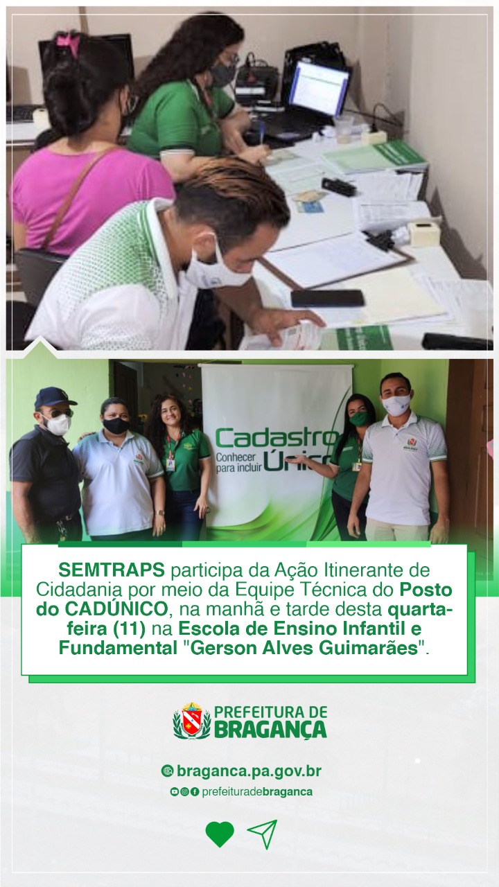 AÇÃO ITINERANTE DE CIDADANIA.