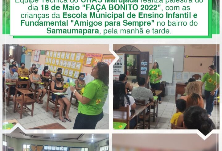 PALESTRA SOBRE O 18 DE MAIO AMIGOS PARA SEMPRE.