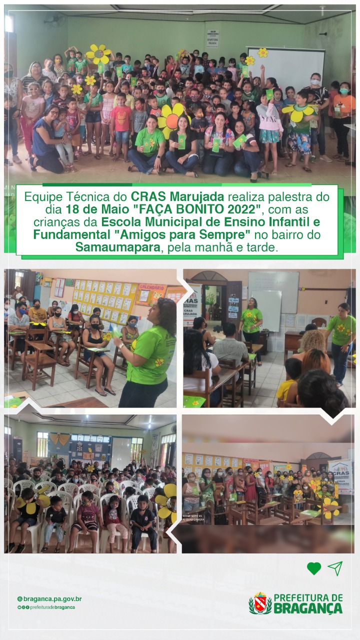 PALESTRA SOBRE O 18 DE MAIO AMIGOS PARA SEMPRE.