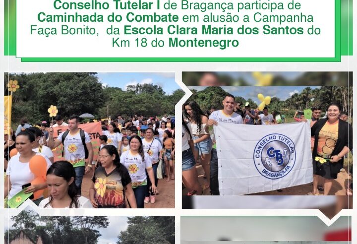 CAMINHADA DO COMBATE EM ALUSÃO A CAMPANHA FAÇA BONITO.